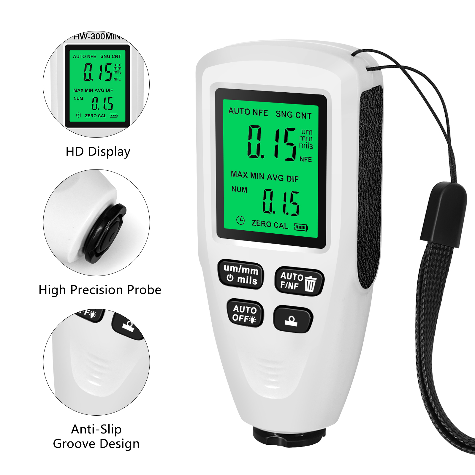Paint Thickness Gauge - Automobile Thickness Gauge Car Paint Tester