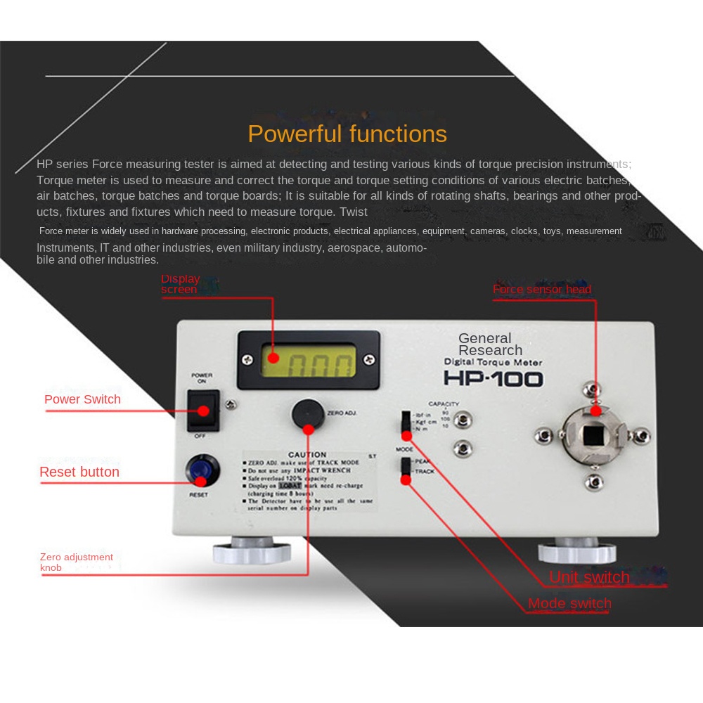 HP-10/ HP-20/ HP-50/ HP-100 Di - Torque Wrench Digital recension och pris