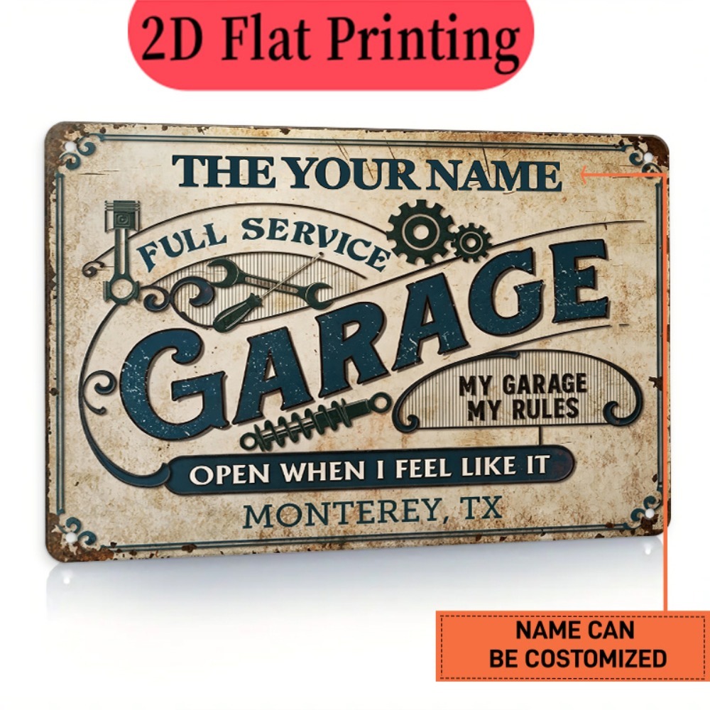 Personalized Custom YOUR NAME  - Auto Repair Shop Names recension och pris