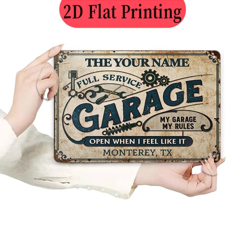 Personalized Custom YOUR NAME  - Auto Repair Shop Names recension och pris