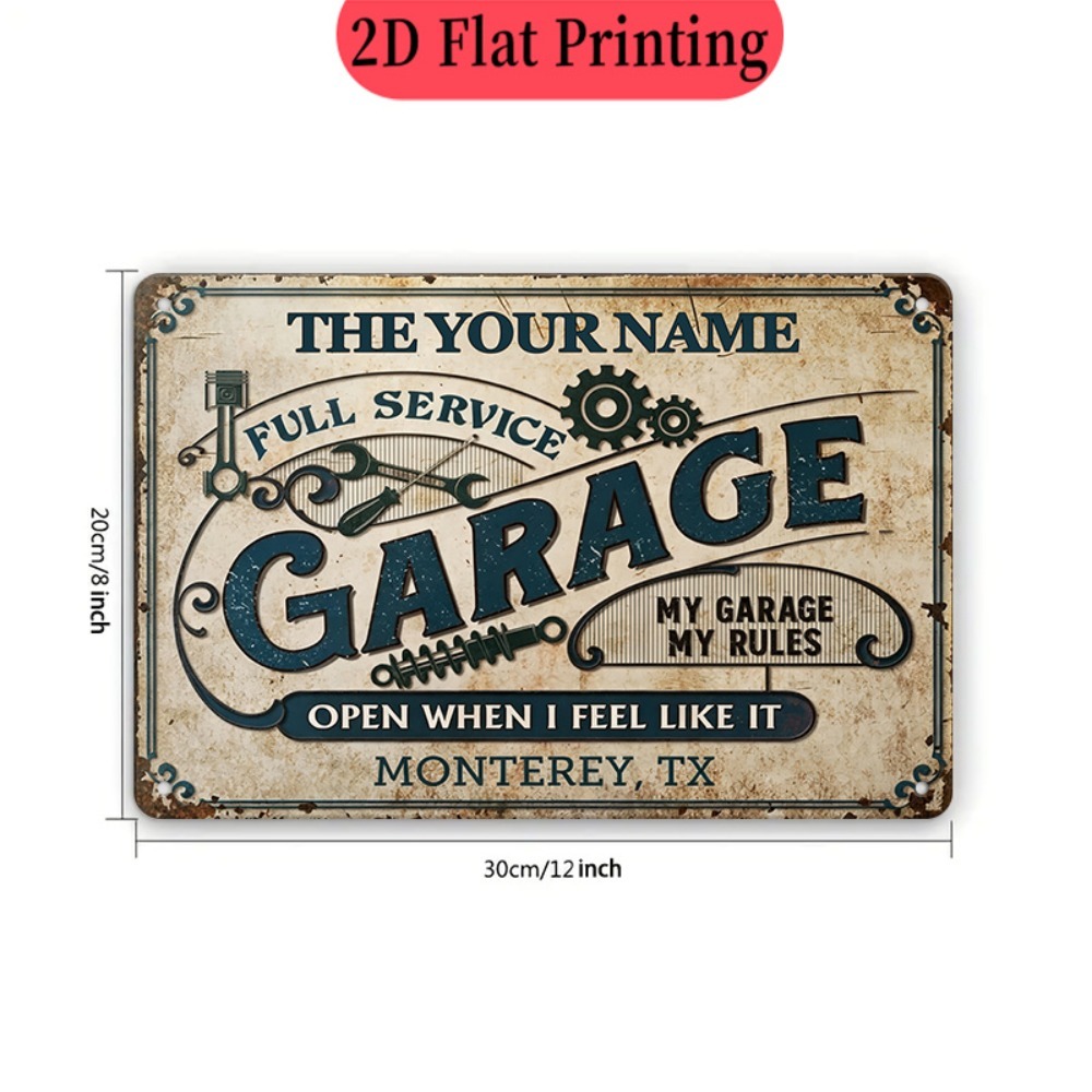 Personalized Custom YOUR NAME  - Auto Repair Shop Names recension och pris