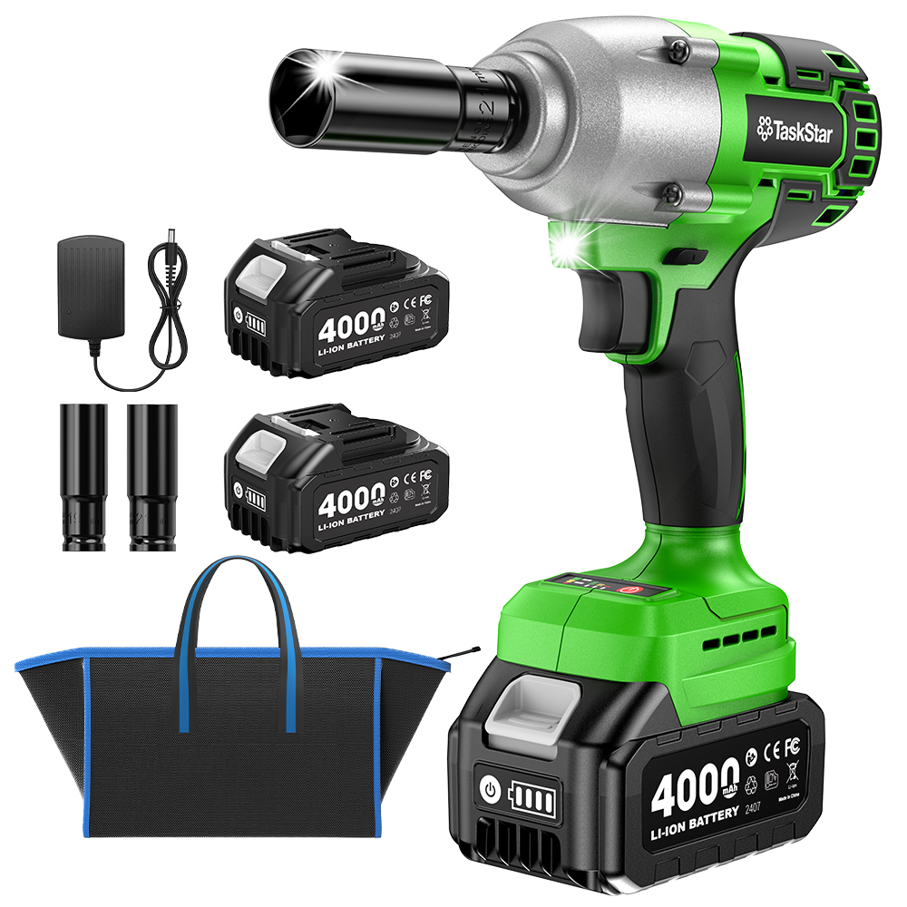 TaskStar Impact Wrench 1600N.m - Torque Wrench Digital recension och pris
