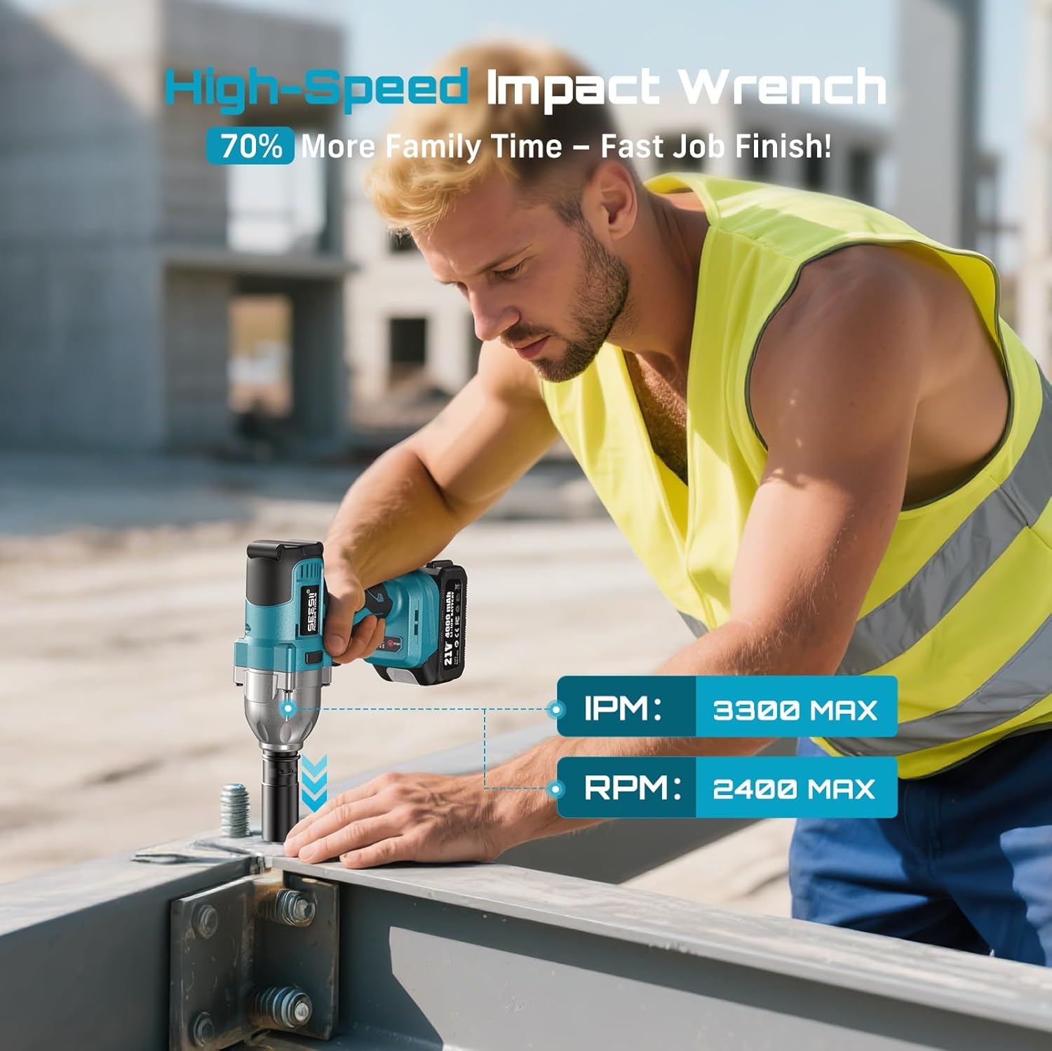 Seesii Impact Wrench 1200N.m 1 - Torque Wrench Digital recension och pris