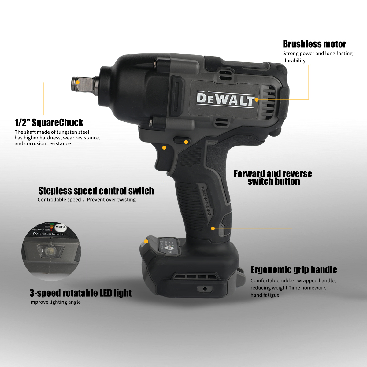 DeWalt DCF99M High Torque Brus - Torque Wrench Digital recension och pris