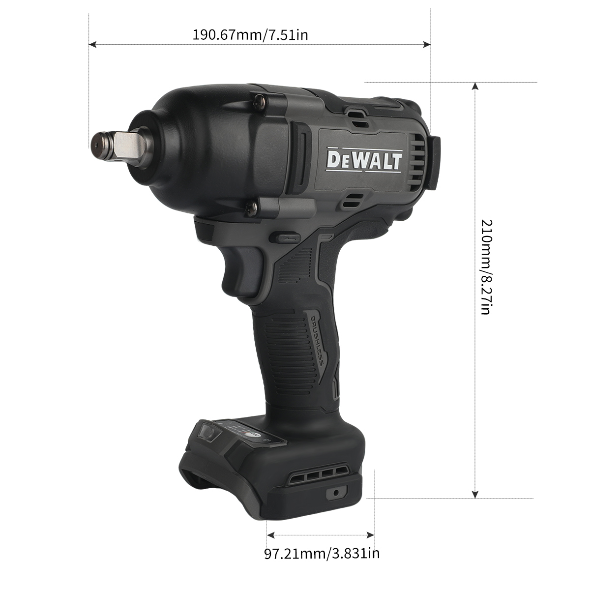 DeWalt DCF99M High Torque Brus - Torque Wrench Digital recension och pris
